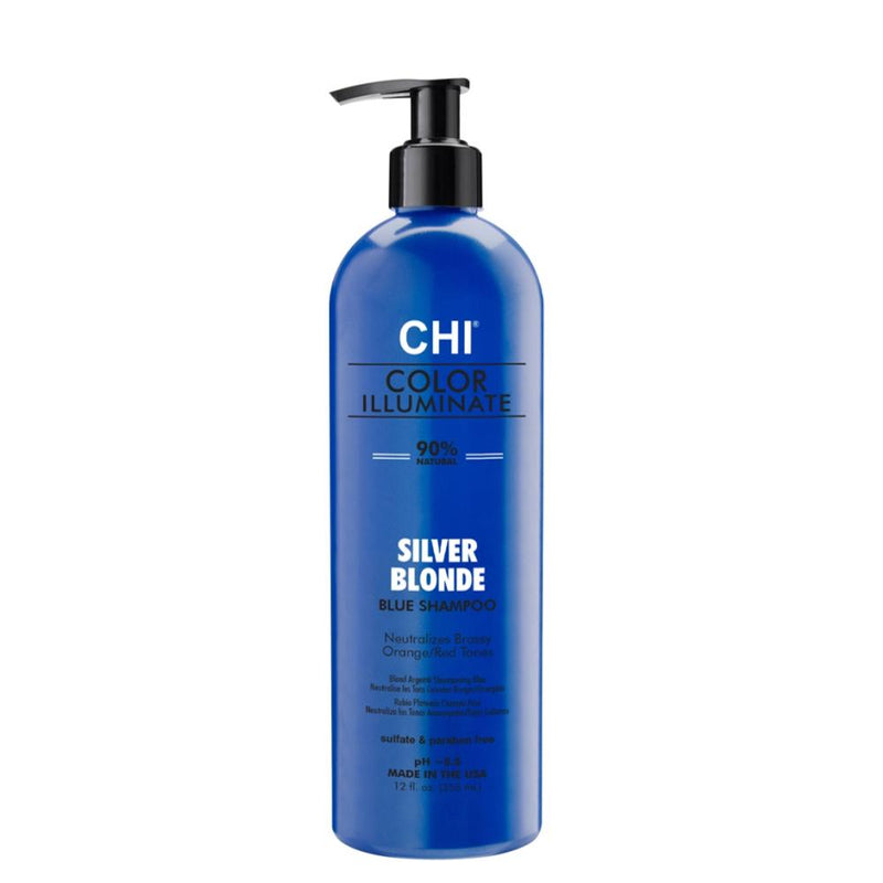 CHI Color Illuminate Silver Blonde Shampoo with Pump 12oz.