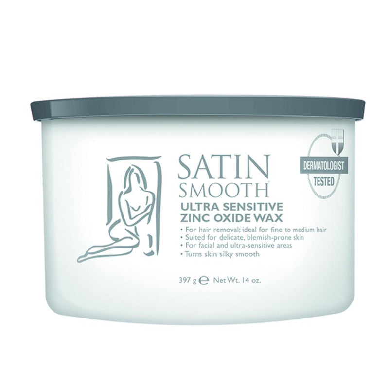 Satin Smooth Ultra Sensitive Zinx Oxide Wax 14 oz