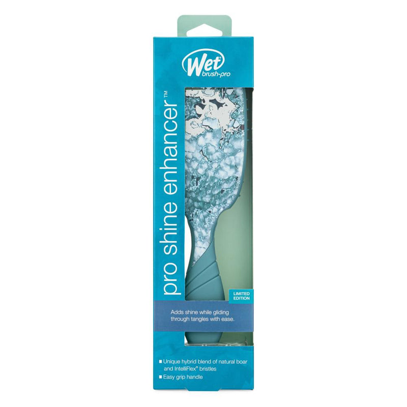 Wet Brush Pro Shine Enhancer- Teal Mineral Etchings