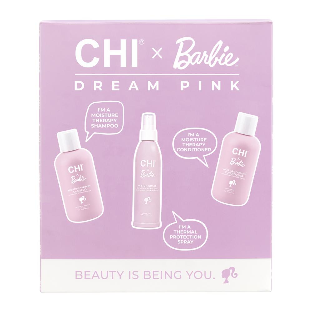 LIMITED EDITION CHI X Barbie Dream shops Pink Haircare Set