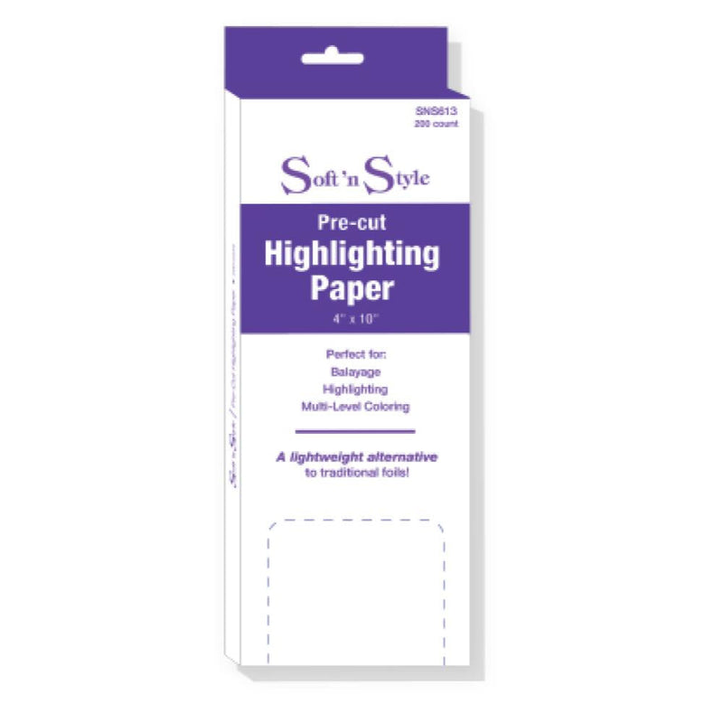 Soft N Style Pre-cut Highlighting Paper- 200ct