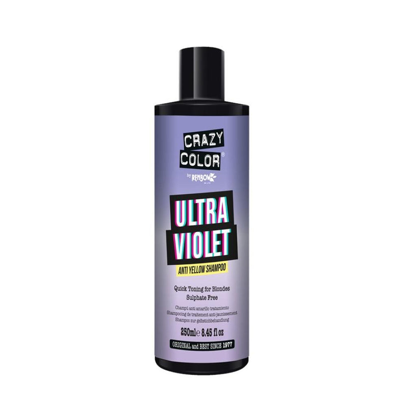 Crazy Color Ultra Violet- Anti Yellow Shampoo 8.45oz