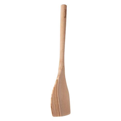 Tovolo Wooden Angled Turner Spatula- Olivewood