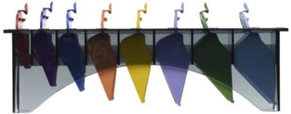 Wahl 8-Pack Color-Coded Cutting Guides with Organizer by Wahl - beautysupply123 - 4